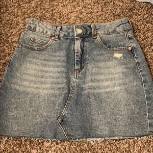TARGET jean skirt!